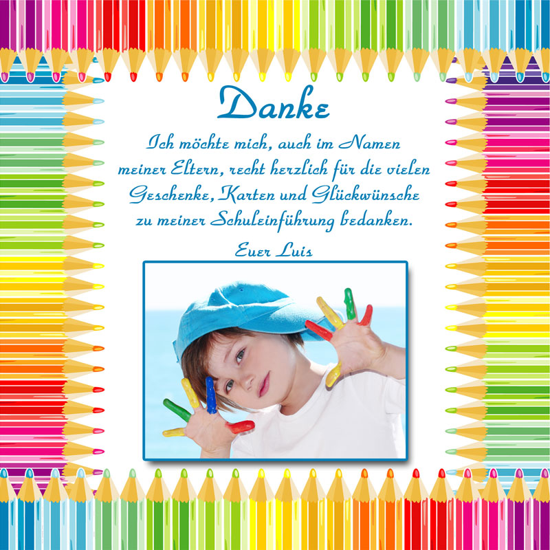 Detailseite-Schulanfang-Dankeskarten - Dankeskarten-Shop