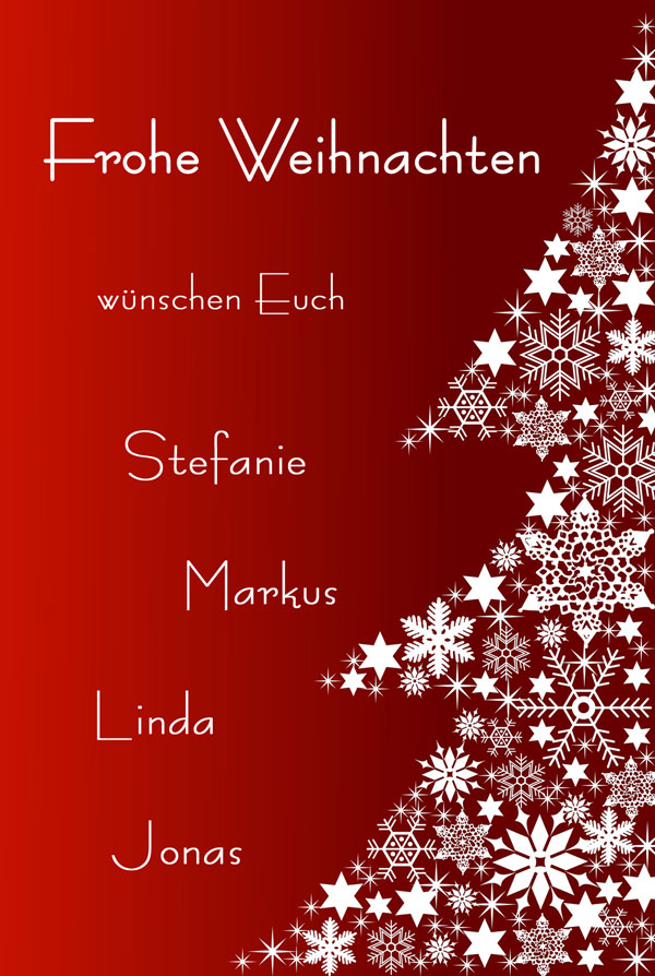 Detailseite Weihnachten Privat Dankeskarten Shop