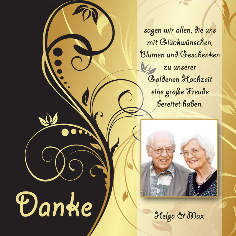 Featured image of post Dankeskarten Danksagung Goldene Hochzeit Detailseite goldenehochzeit dankeskarten dankeskarten shop