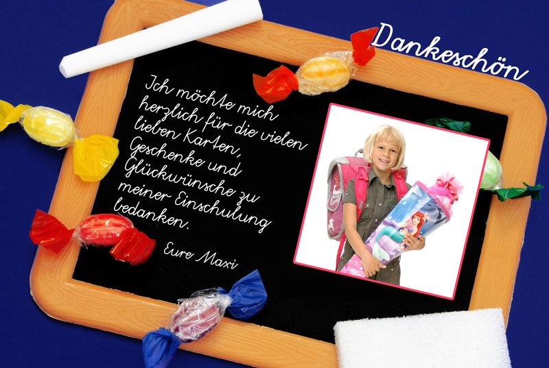 Detailseite Schulanfang Dankeskarten Dankeskarten Shop